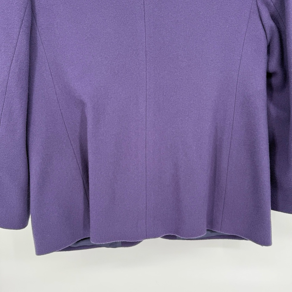 L.L.Bean Wool Cashmere Blazer 4P Career Office Jacket Made In USA Petite Vintage - Picture 7 of 13